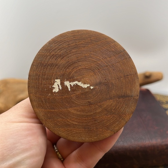 Clay Compton Ring Wooden Goblet w/ Ring & Hand Turned Bonus Goblet from the 60s - Picture 8 of 8